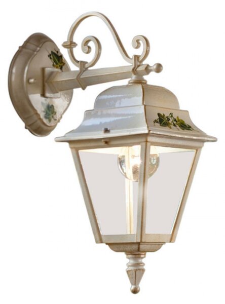 Applique classico ferroluce gorizia a100 ap e27 led alluminio lampada parete - Ferroluce
