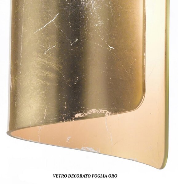 Lampadario classico selene illuminazione papiro 0383 1 006 033 e27 led vetro sospensione - Selene Illuminazione