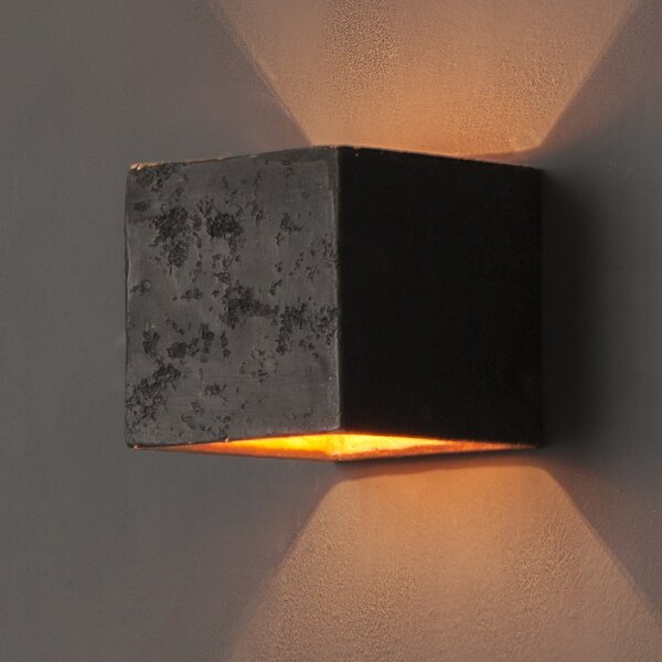 Applique toscot montecristo 1100 g9 led ip20 maiolica toscana terracotta lampada parete biemissione interno - Toscot