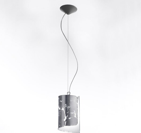 Lampadario classico selene illuminazione papiro 0383 1 006 033 e27 led vetro sospensione - Selene Illuminazione