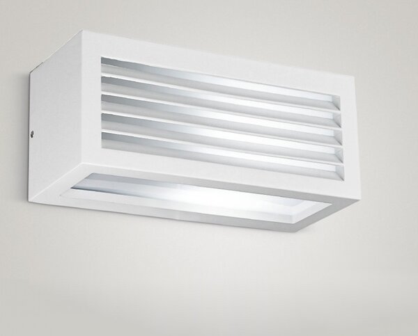 Applique alluminio gea led garo ges310 ges313 led ip54 lampada parete moderno esterno e27 - Gea Led
