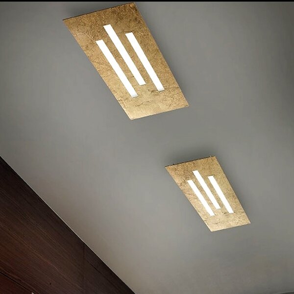 Plafoniera classica fratelli braga gamma 2080 pl50 led metallo metacrilato - Fratelli Braga