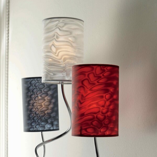 Applique illuminando ginevra chic 3 g9 led pvc metallo moderna modellabile interno - Illuminando