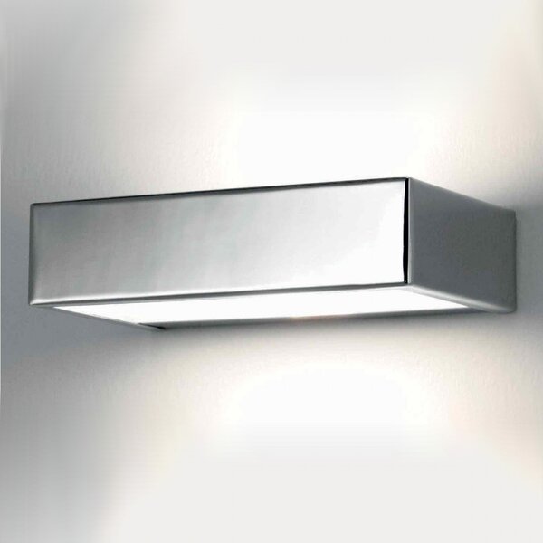 Applique moderno illuminando brik 1 r7s led metallo vetro biemissione - Illuminando