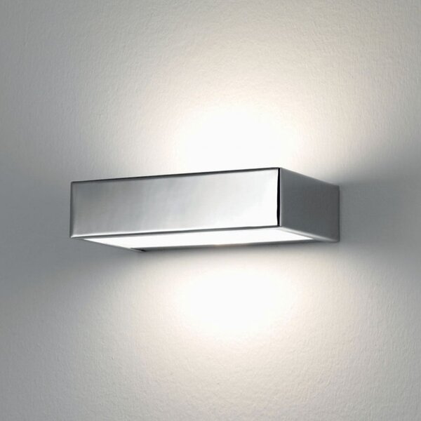 Applique moderno illuminando brik 1 r7s led metallo vetro biemissione - Illuminando