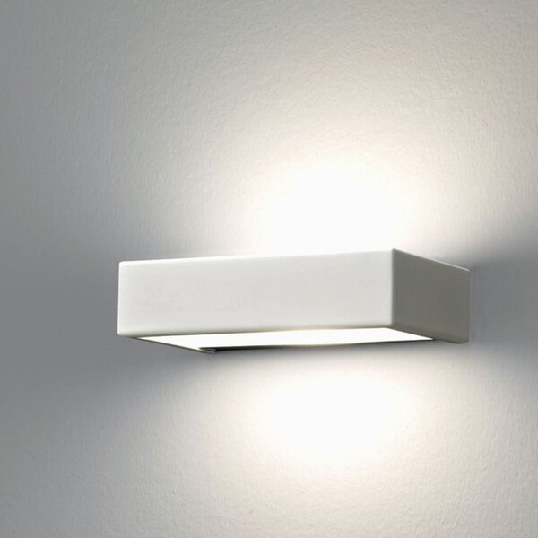 Applique moderno illuminando brik 1 r7s led metallo vetro biemissione - Illuminando