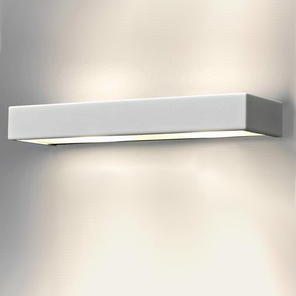 Applique moderno illuminando brik 2 r7s led metallo vetro biemissione - Illuminando