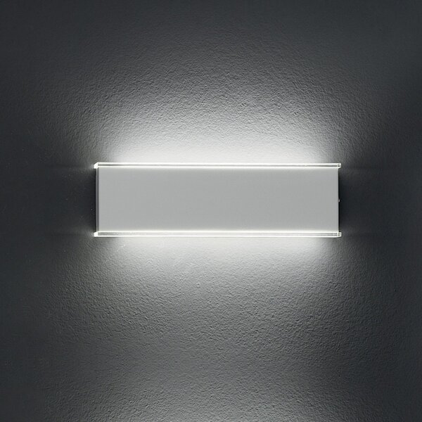 Applique moderna fratelli braga gamma 2080 a led metallo metacrilato - Fratelli Braga