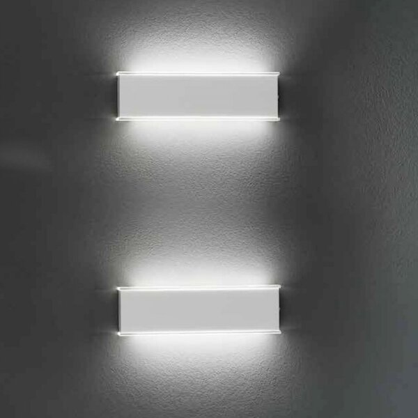Applique moderna fratelli braga gamma 2080 a led metallo metacrilato - Fratelli Braga