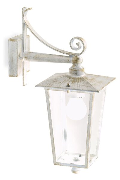 Applique classico livos ribot 941 e27 led alluminio lampada parete lanterna - Livos