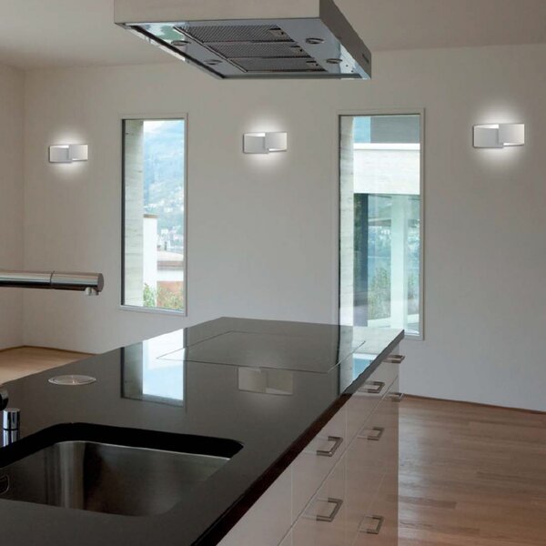 Applique gesso belfiore 9010 armonie legate 2613b led lampada parete - Belfiore - 9010