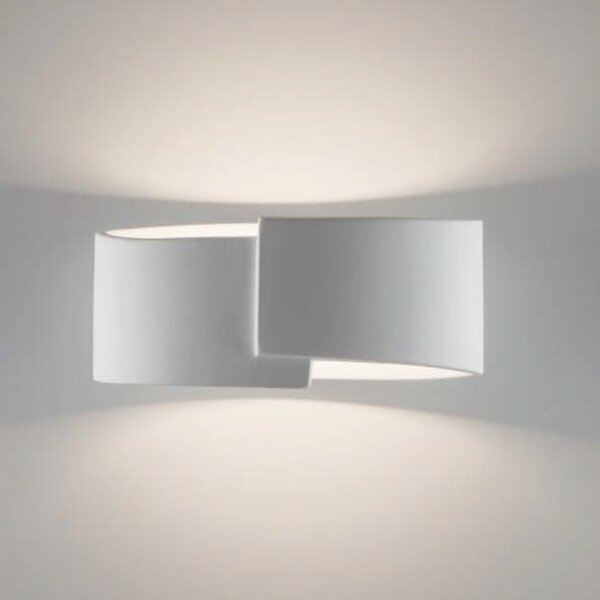 Applique gesso belfiore 9010 armonie legate 2613b led lampada parete - Belfiore - 9010