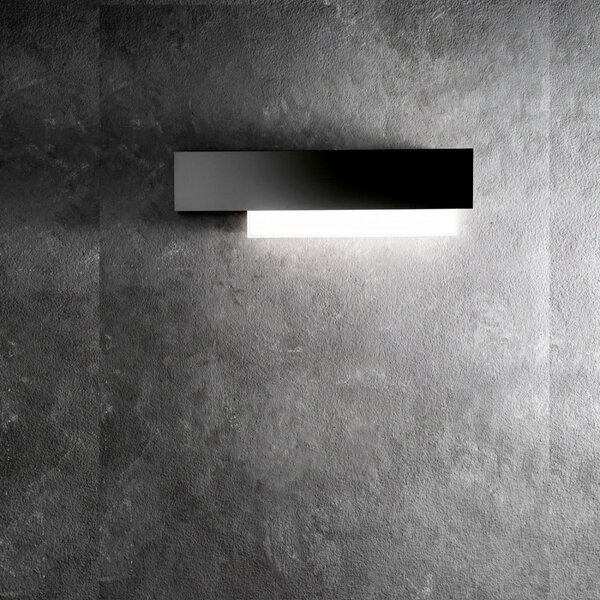 Applique moderno gea luce doha ap 15w led 220v alluminio metacrilato lampada parete - Gea Luce