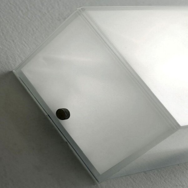 Applique moderna illuminando cubic gx53 sl led metallo vetro - Illuminando
