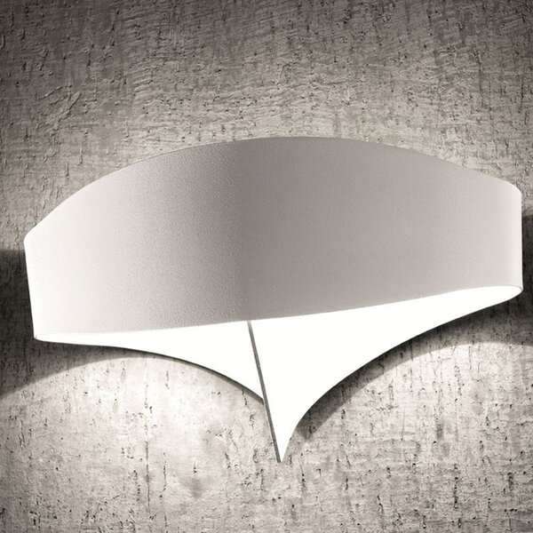 Applique moderno selene illuminazione scudo 1003 g9 led acciaio lampada parete - Selene Illuminazione