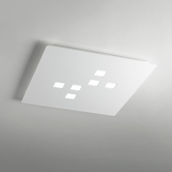 Plafoniera moderna cattaneo illuminazione plateau 773 40p led dimmerabile soffitto parete - Cattaneo Illuminazione