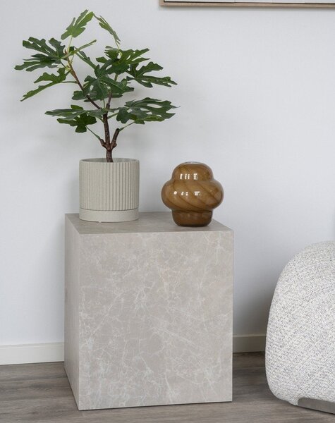 Tavolino in marmo 40x40 cm Prague - House Nordic
