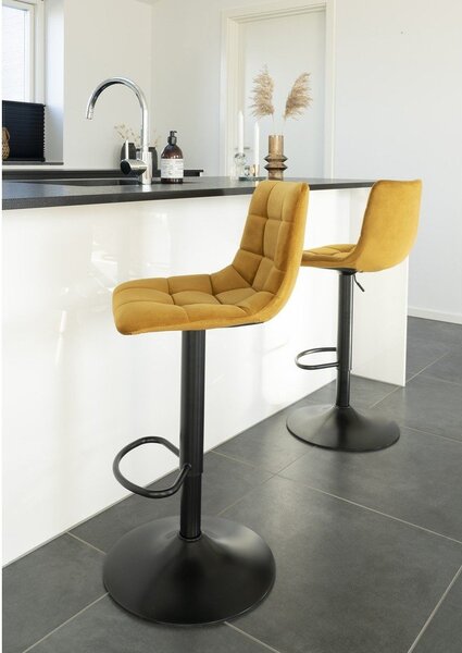 Sgabelli da bar gialli in set di 2 88 cm Middelfart - House Nordic