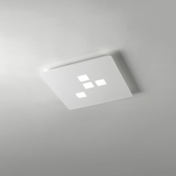 Plafoniera moderna cattaneo illuminazione plateau 773 30p led dimmerabile soffitto parete - Cattaneo Illuminazione