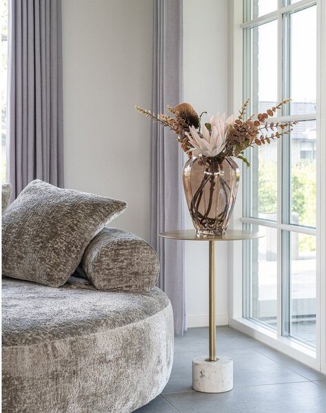 Tavolo rotondo in metallo ø 41 cm Lecco - House Nordic