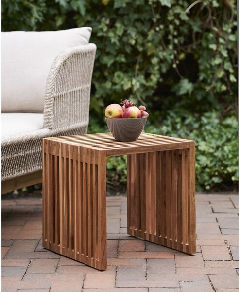 Tavolino in legno di teak 40x40 cm Pego - House Nordic