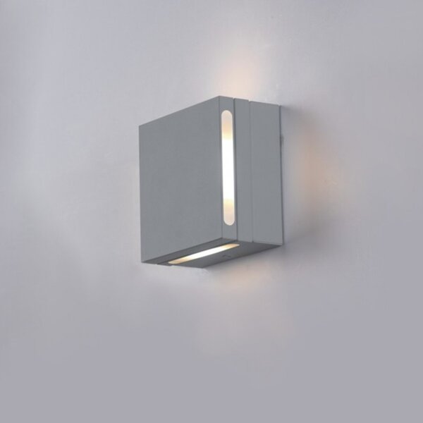 Applique moderno cattaneo illuminazione quadretto 761 10a led alluminio lampada parete - Cattaneo Illuminazione