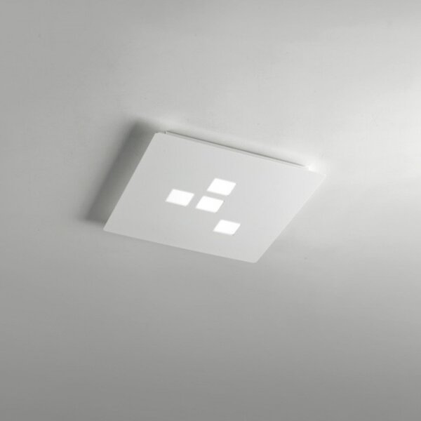Plafoniera moderna cattaneo illuminazione plateau 773 30p led dimmerabile soffitto parete - Cattaneo Illuminazione