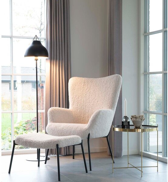 Tavolino rotondo in oro ø 48 cm Venezia - House Nordic
