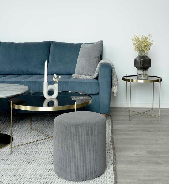 Tavolino rotondo in oro ø 48 cm Venezia - House Nordic