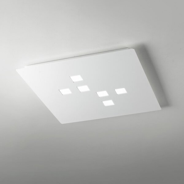 Plafoniera moderna cattaneo illuminazione plateau 773 40p led dimmerabile soffitto parete - Cattaneo Illuminazione