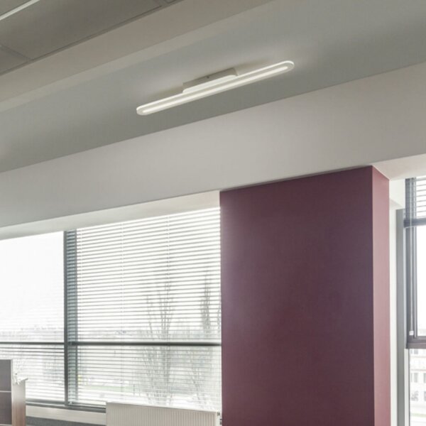 Plafoniera moderna cattaneo tratto 754 90 pa led metallo - Cattaneo Illuminazione