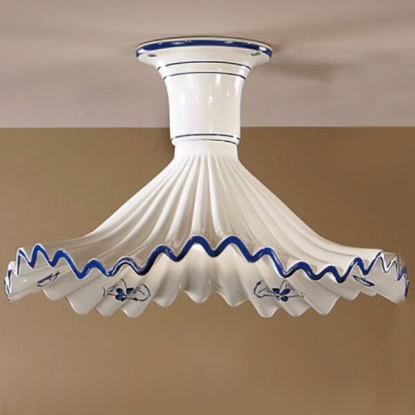 Plafoniera classico due p illuminazione anna pl30 e27 led ceramica lampada soffitto - Due P Illuminazione