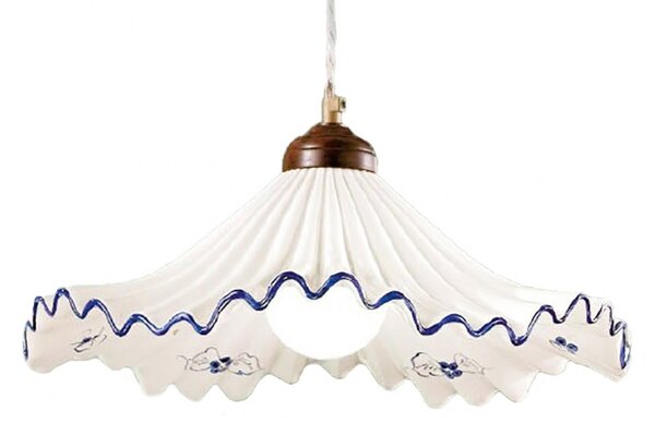 Lampadario classico due p illuminazione anna sg e27 led ceramica sospensione - Due P Illuminazione