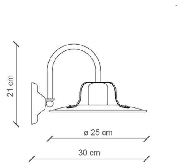 Applique rustico ferroluce retrò grunge c1430 e27 led metallo ceramica craquelè lampada parete - Retrò