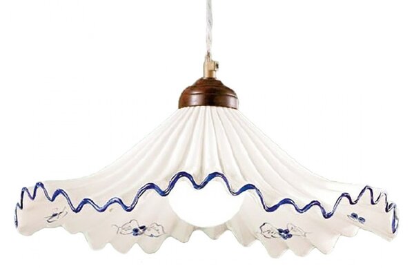 Lampadario classico due p illuminazione anna s2m e27 led ceramica sospensione - Due P Illuminazione