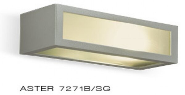 Applique moderno promoingross aster 7271 b e27 led alluminio lampada partete - Promoingross