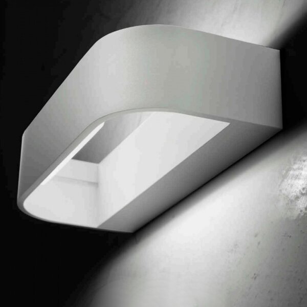 Applique moderno promoingross handles a32 wh led metallo lampada parete biemissione - Promoingross