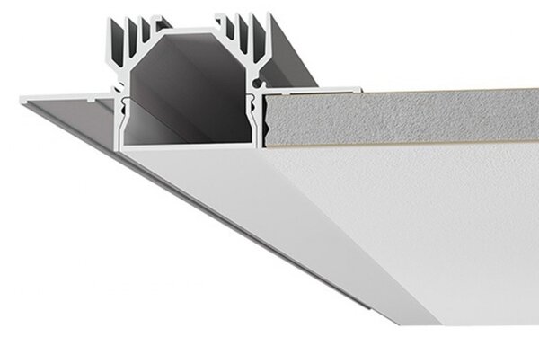 Profilo incasso 9010 belfiore avior p003b.00 alumite installazione legno cartongesso muratura - Belfiore - 9010
