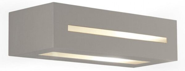Applique moderna promoingross aster 7271 a e27 led alluminio biemissione lampada parete - Promoingross