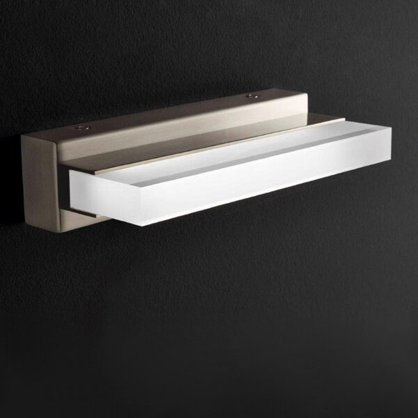 Outlet applique illuminando freccia p 6w led 550lm 3000°k lampada parete moderna acrilico metallo interno - Lampadari Bartalini Outlet