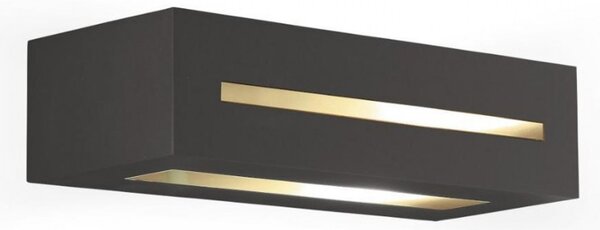 Applique moderna promoingross aster 7271 a e27 led alluminio biemissione lampada parete - Promoingross