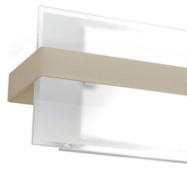 Applique moderno top light cross 1106 am e27 led metallo vetro lampada parete - Top Light