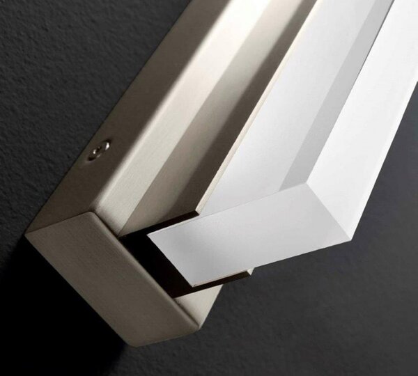 Outlet applique illuminando freccia p 6w led 550lm 3000°k lampada parete moderna acrilico metallo interno - Lampadari Bartalini Outlet