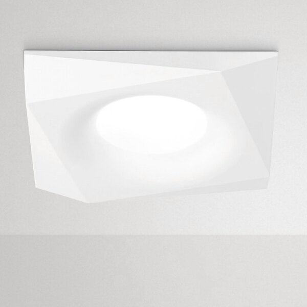 Faretto incasso alluminio gea led janus q led spot incasso bianco opaco cromo interno gu10 ip20 - Gea Led