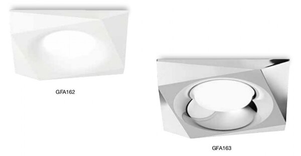 Faretto incasso alluminio gea led janus q led spot incasso bianco opaco cromo interno gu10 ip20 - Gea Led