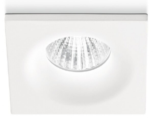 Faretto incasso alluminio vetro gea led gaia gfa851c led spot quadrato controsoffitto 4w 3000°k ip20 - Gea Led