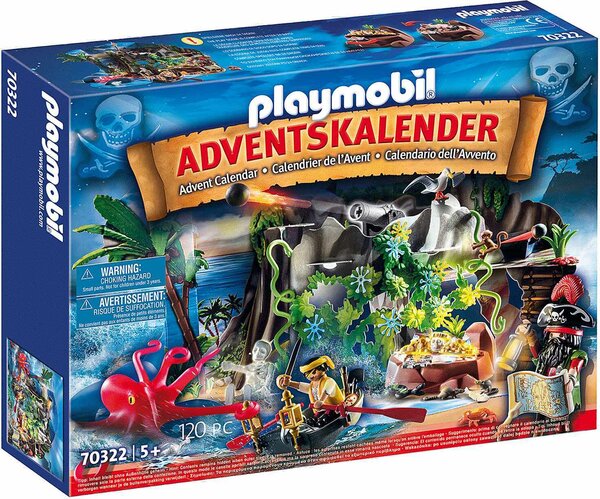 Calendario dell'Avvento PLAYMOBIL "Caccia al tesoro nella baia dei pirati