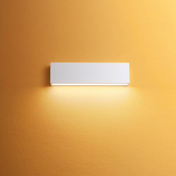 Applique moderno linea light group box w1 mono emission 8774 led 28w alluminio lampada parete - Linea Light Group