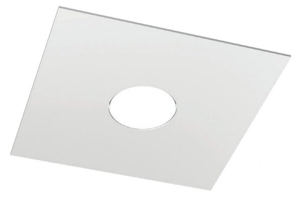 Plafoniera moderna top light plate 1129 pl1 gx53 led metallo lampada soffitto - Top Light