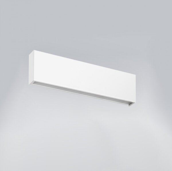 Applique moderno linea light group box w1 mono emission 8772 led 14w alluminio lampada parete - Linea Light Group